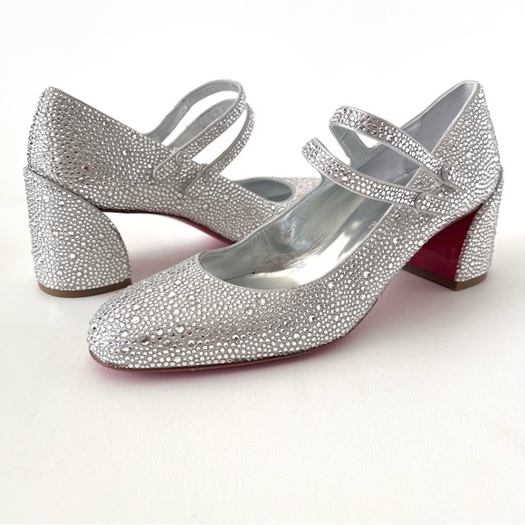 CHRISTIAN LOUBOUTIN | Miss Jane Strass Crystal Embellished Bridal Wedding Pump - Picture 2 of 16